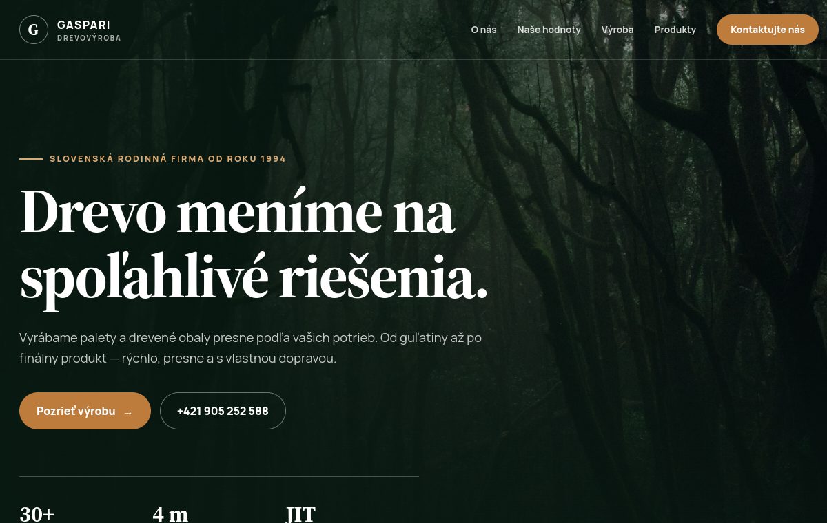 Náhľad projektu Gaspari