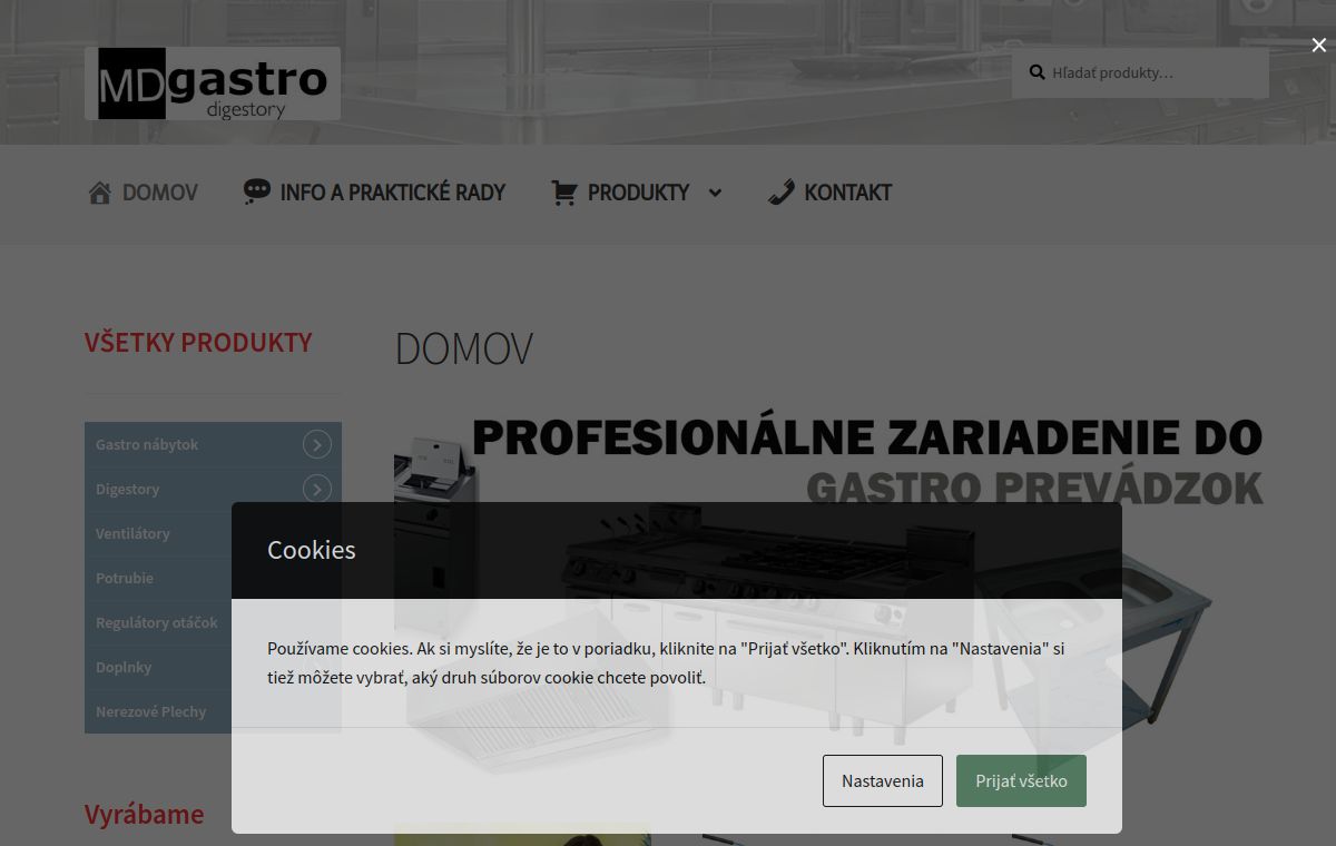 Náhľad projektu Gastro Digestor