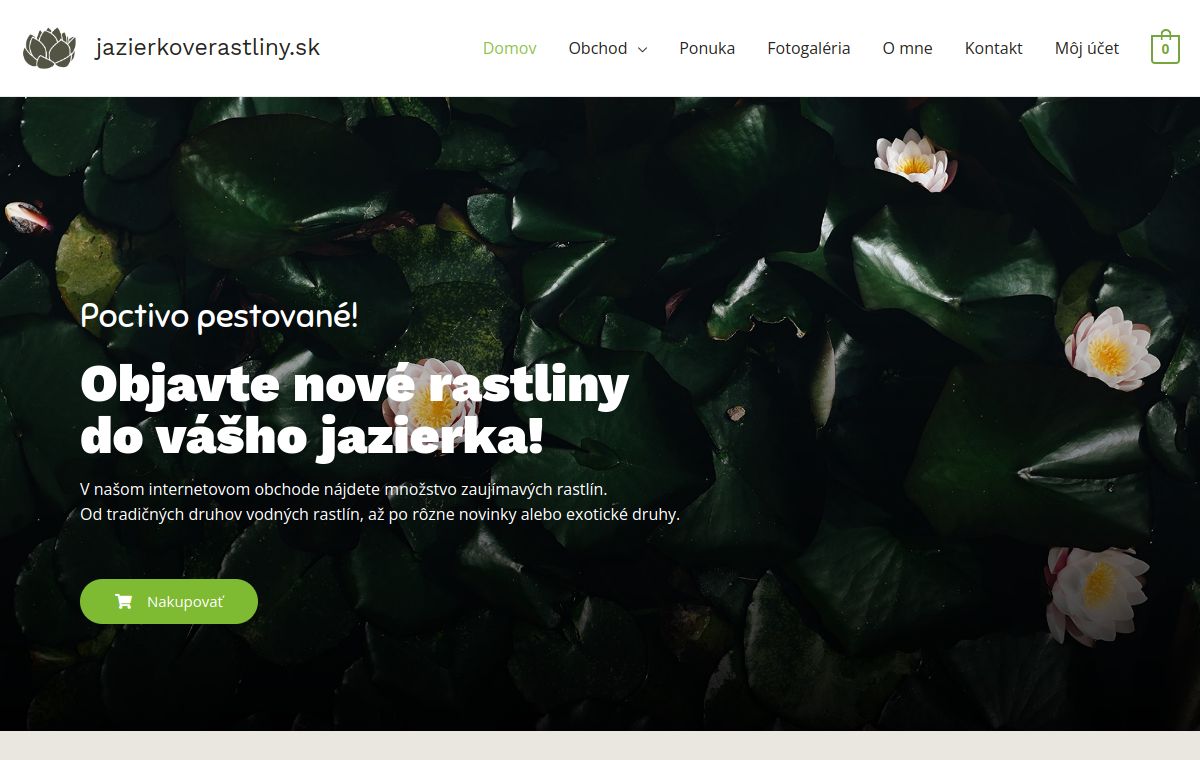 Náhľad projektu Jazierkové rastliny