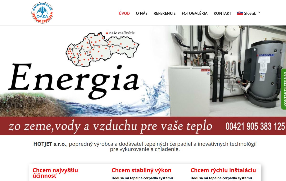Náhľad projektu Tepelné čerpadlá